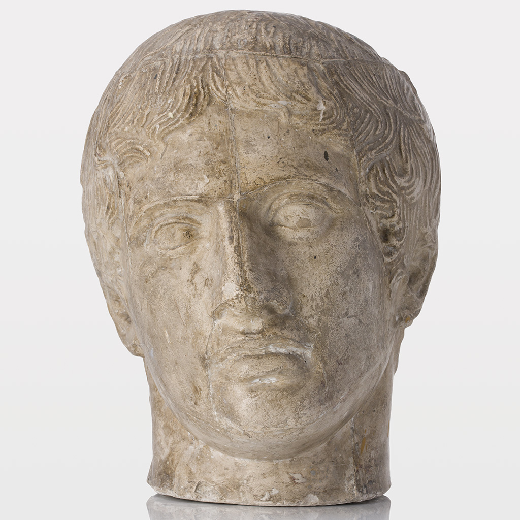 Plaster cast of an ancient sculpture Charioteer of Delphi The