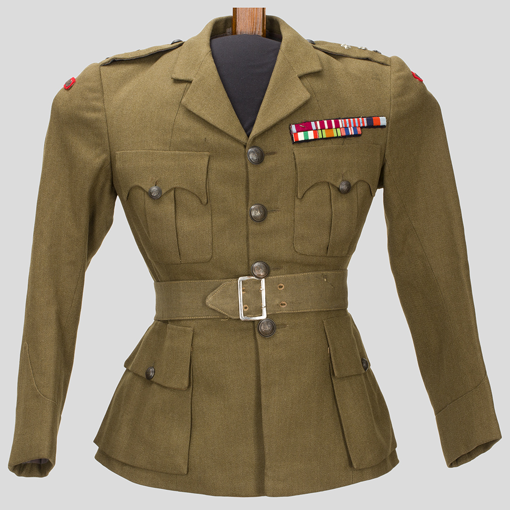 The Uniform jacket of the captain of the Military Corps of Medical